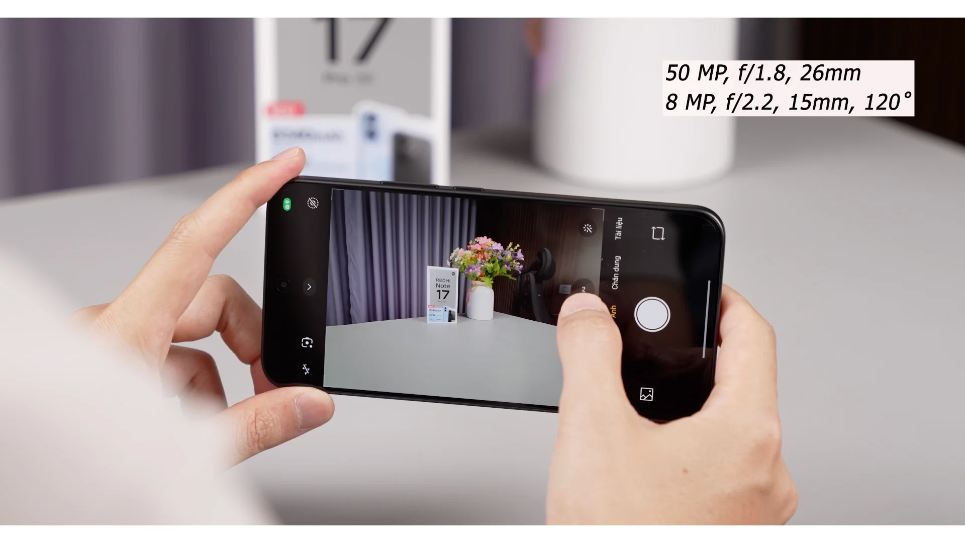 Cụm camera Redmi Note 17 Pro 5G