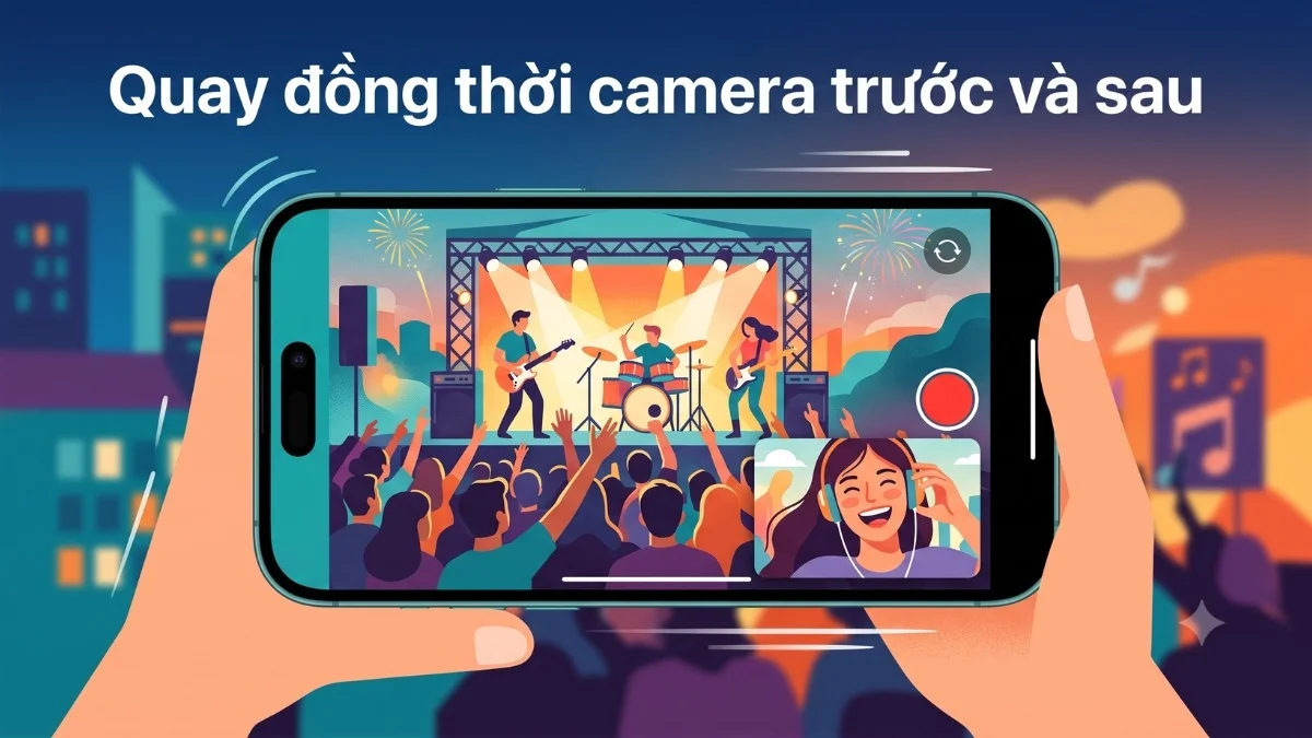 Ứng dụng Camera mặc định trên iPhone 17 tích hợp sẵn tính năng Dual Capture